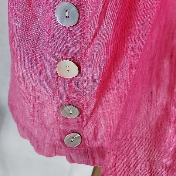 Linen Tahari Pink Tunic - Picture 5 of 8